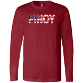 Pinoy American Unisex Jersey Long Sleeve T-Shirt